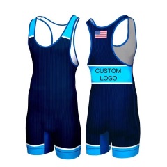 Adult Mens Wrestling Singlet Custom Logo