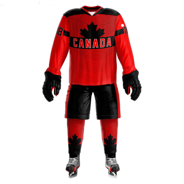 Custom Printing Ice Hockey Uniform Jersey - Personalized Team Jerseys for Ice Hockey, Soccer & More