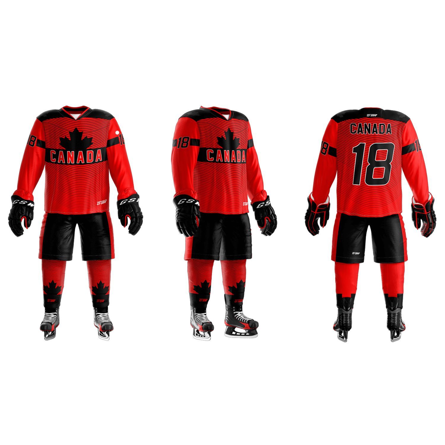 Custom Printing Ice Hockey Uniform Jersey - Personalized Team Jerseys for Ice Hockey, Soccer & More