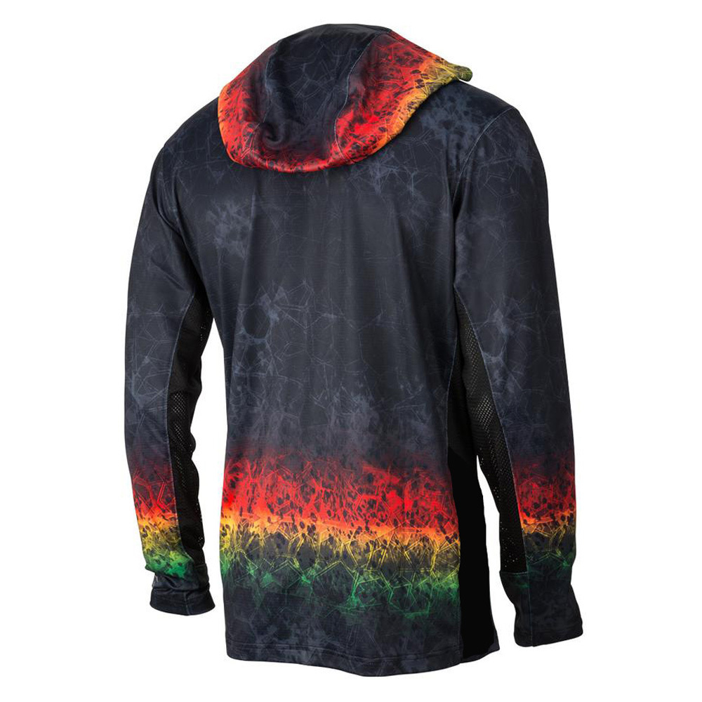 Custom Anti-UV Fishing Jersey Hoodie With Mask