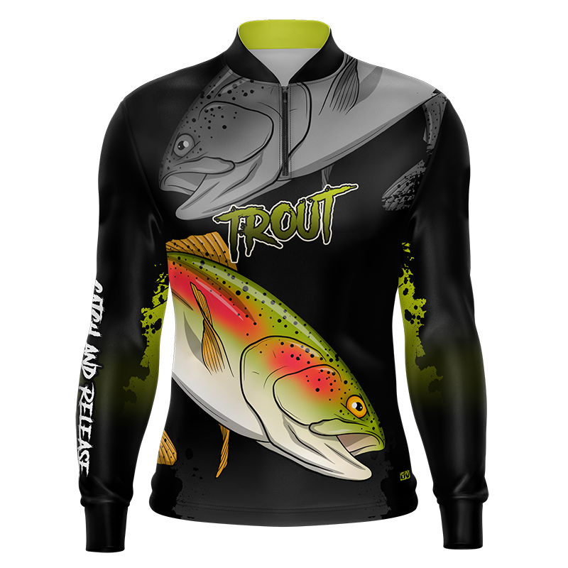 Long Sleeve 1/4 Zipper Fishing Jersey