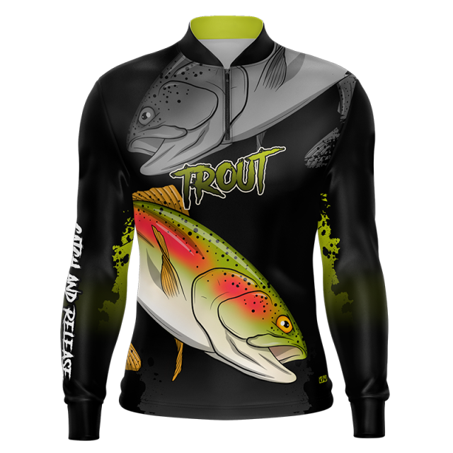 Long Sleeve 1/4 Zipper Fishing Jersey