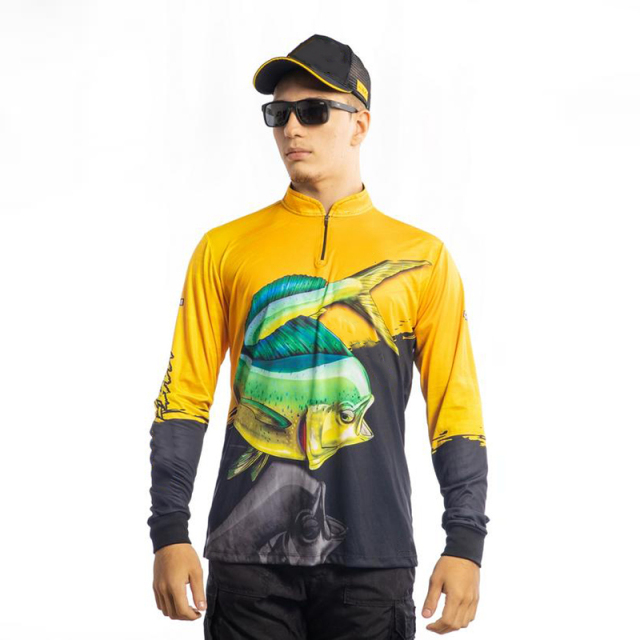 Long Sleeve 1/4 Zipper Fishing Jersey