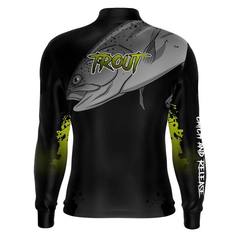 Long Sleeve 1/4 Zipper Fishing Jersey