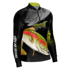 Long Sleeve 1/4 Zipper Fishing Jersey