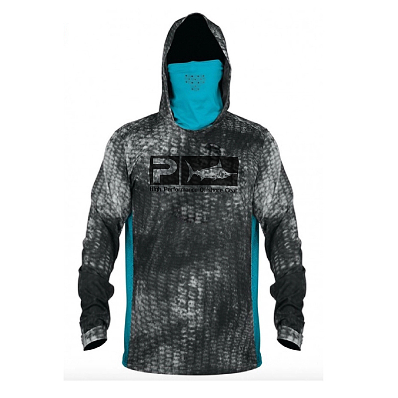 Custom Anti-UV Fishing Jersey Hoodie With Mask
