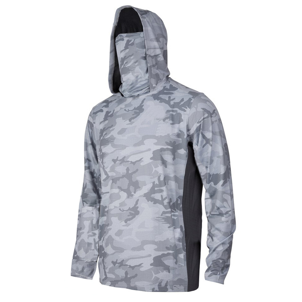 Custom Anti-UV Fishing Jersey Hoodie With Mask