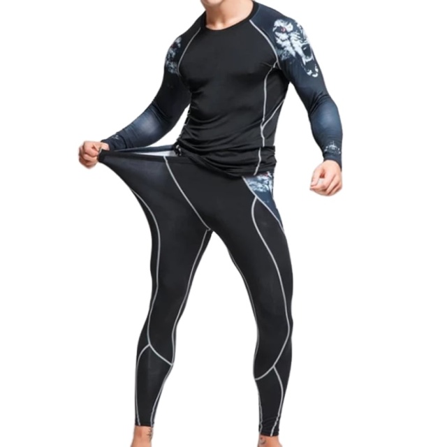 Long Sleeve Rashguards and Spat Set