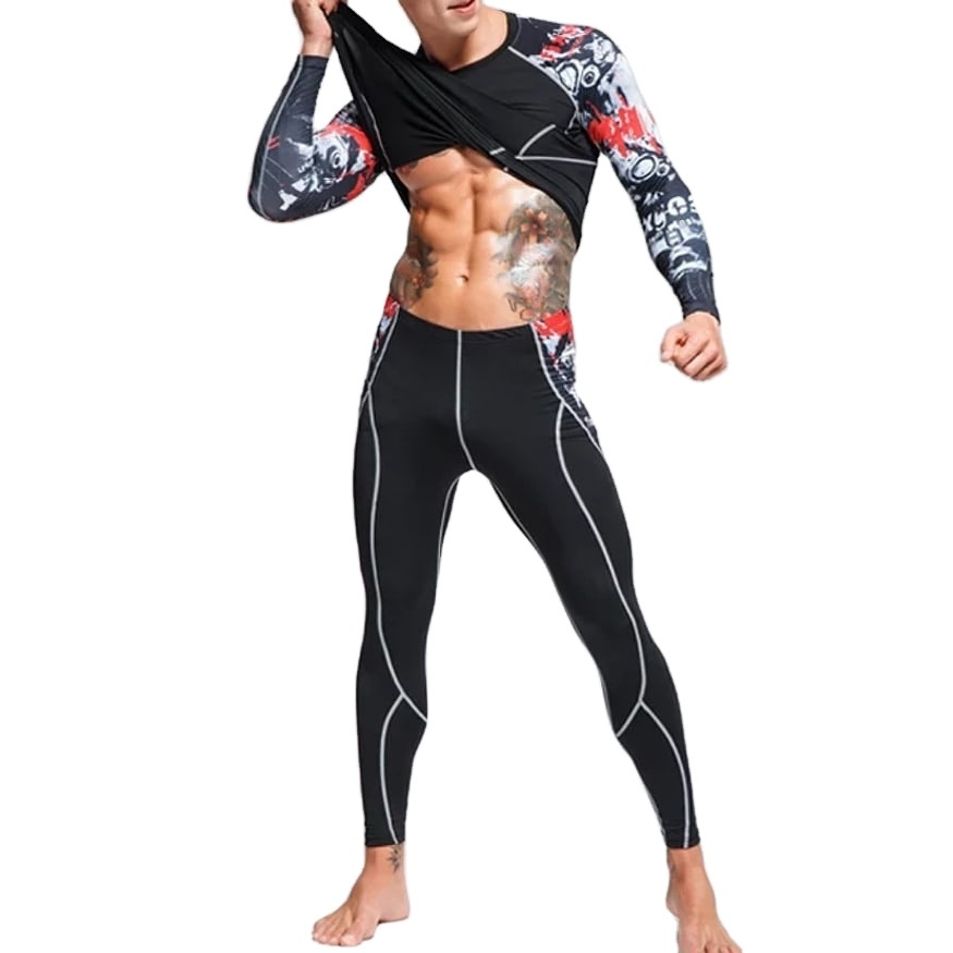 Long Sleeve Rashguards and Spat Set