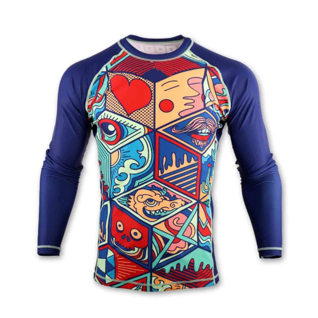 Custom Printing Long Sleeve Rashguards T-Shirts
