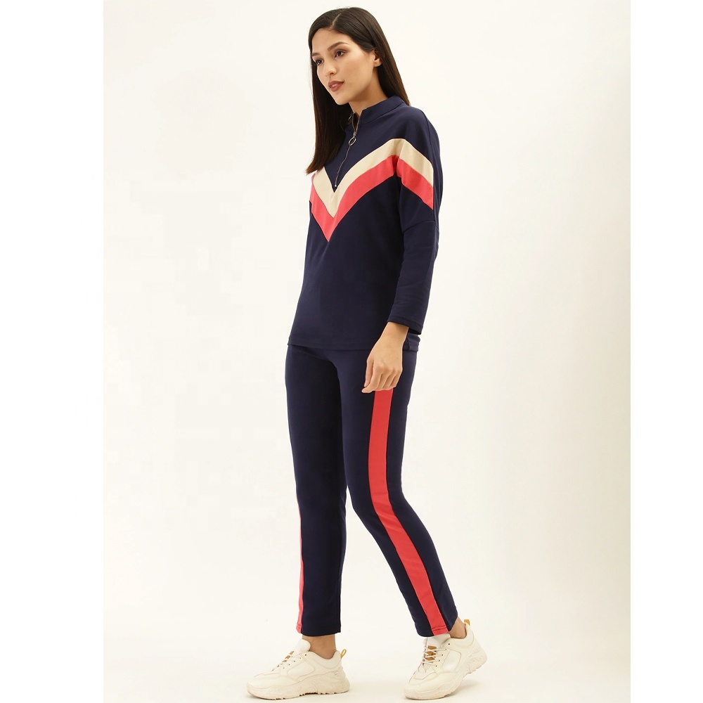 Elegant Women Fashion Athleisure Sports Track Suit