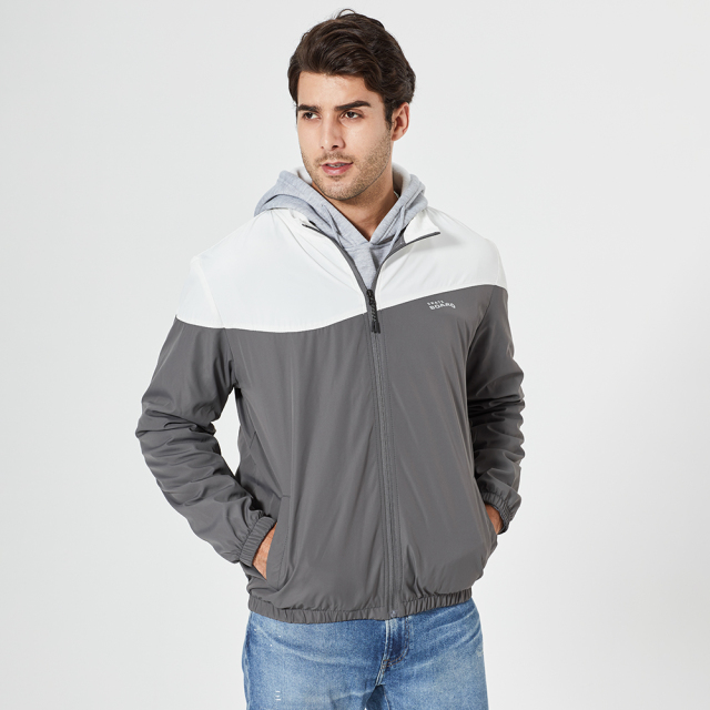 Men Casual Sports Jacket Full Zipper Cut
