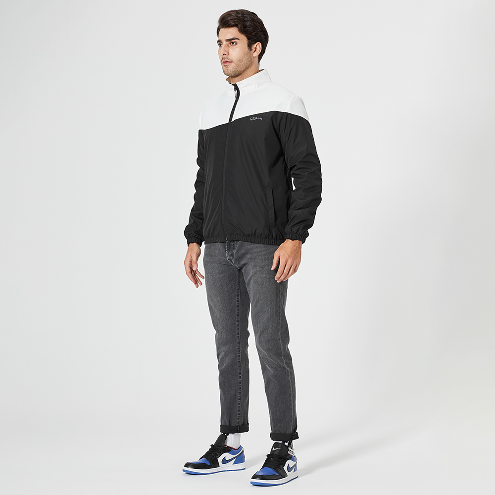 Men Casual Sports Jacket Full Zipper Cut