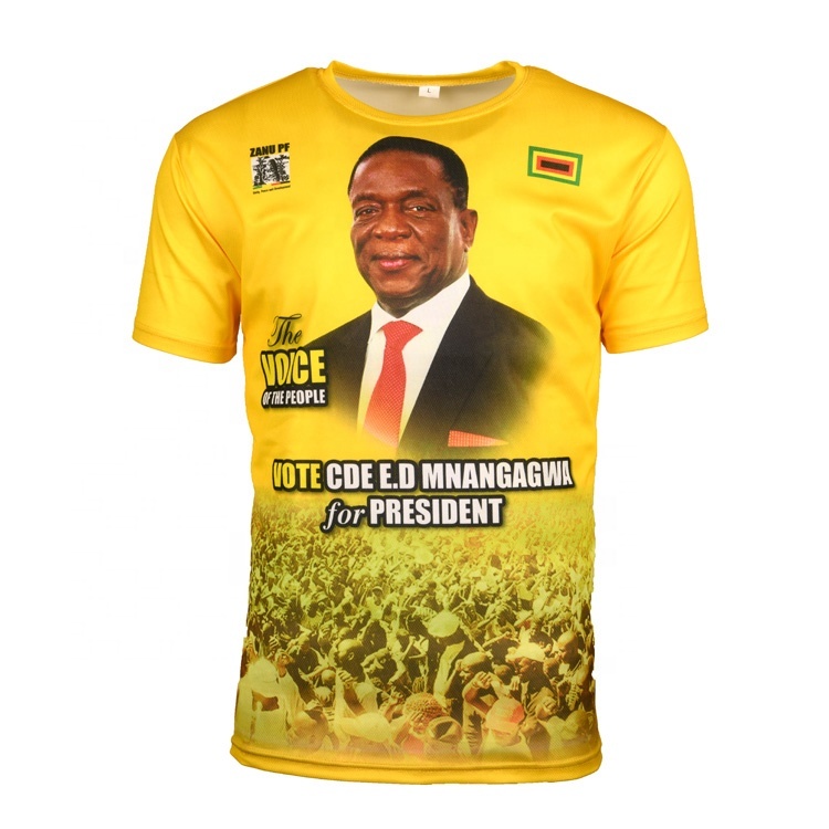Country Wide Promo Vote T shirts Custom Printing Full Sublimated T shirts