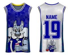 Fully Sublimated Printing Training Basketball Singlets