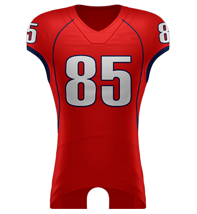 Number and name tackle twill football jersey uniform