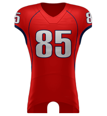 Number and name tackle twill football jersey uniform