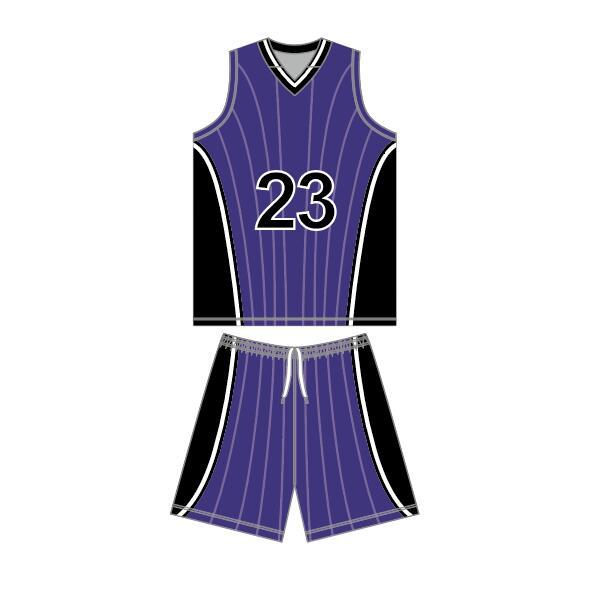 Light blue basketball uniform set