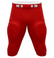 Custom football pants with pads pockets