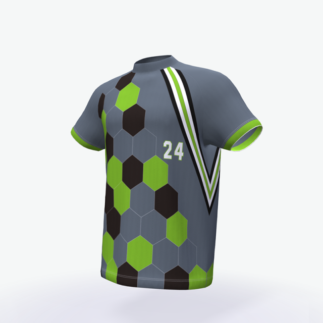 Green dark baseball training jersey shirt
