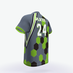 Green dark baseball training jersey shirt