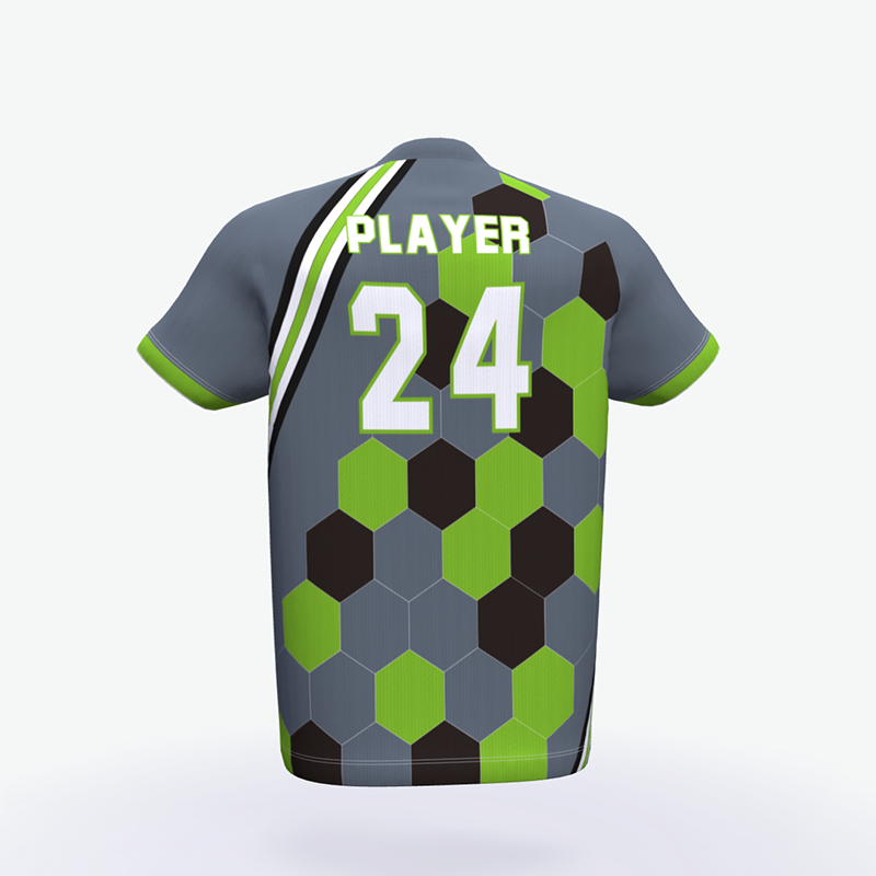 Green dark baseball training jersey shirt