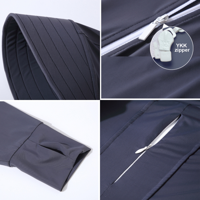 Women sun protective outdoor Jackets with hat