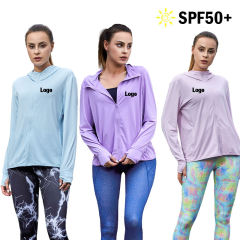 Men and Women Outdoor Anti Uv Quick-dry Thin zipper hoodie jacket