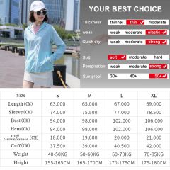 UPF50+Anti UV Clothing Women outdoor hoodied jackets