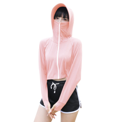 UPF50+Anti UV Clothing Women Style zipper jacket long sleeve