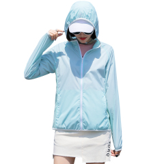 UPF50+Anti UV Clothing Women outdoor spf hoodied jackets