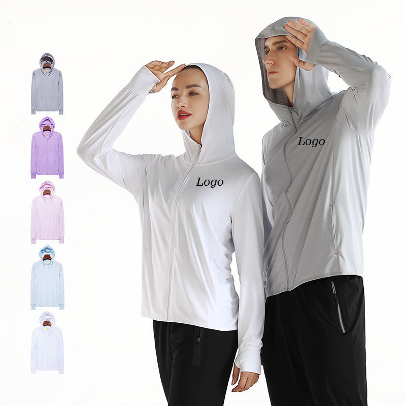 Men and Women Outdoor Anti Uv Quick-dry Thin zipper shirts