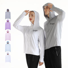 Men and Women Outdoor Anti Uv Quick-dry Thin zipper shirts