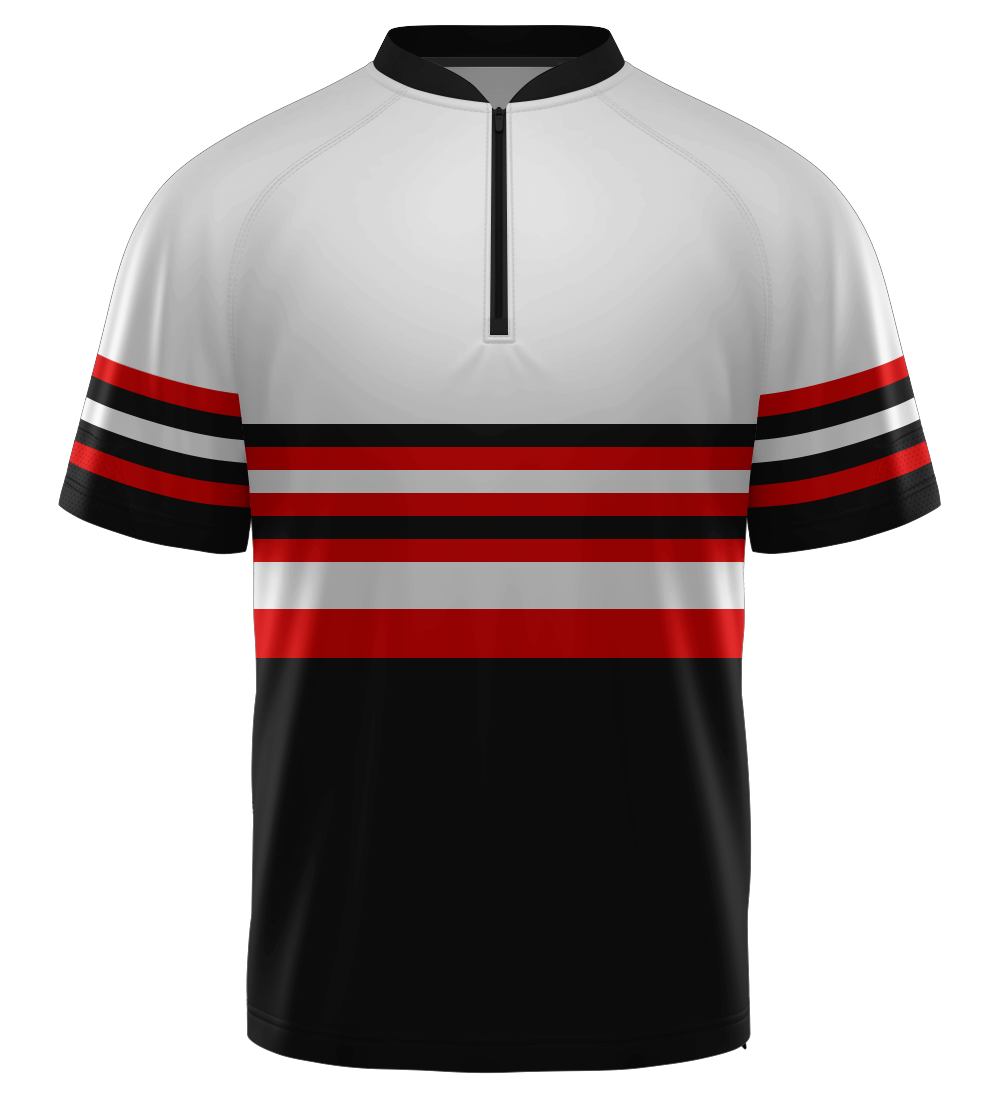 Sublimated Baseball Cage Jackets Short Sleeve