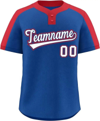 Baseball Jersey New Design Baseball Two-Button Breathable Baseball Jersey
