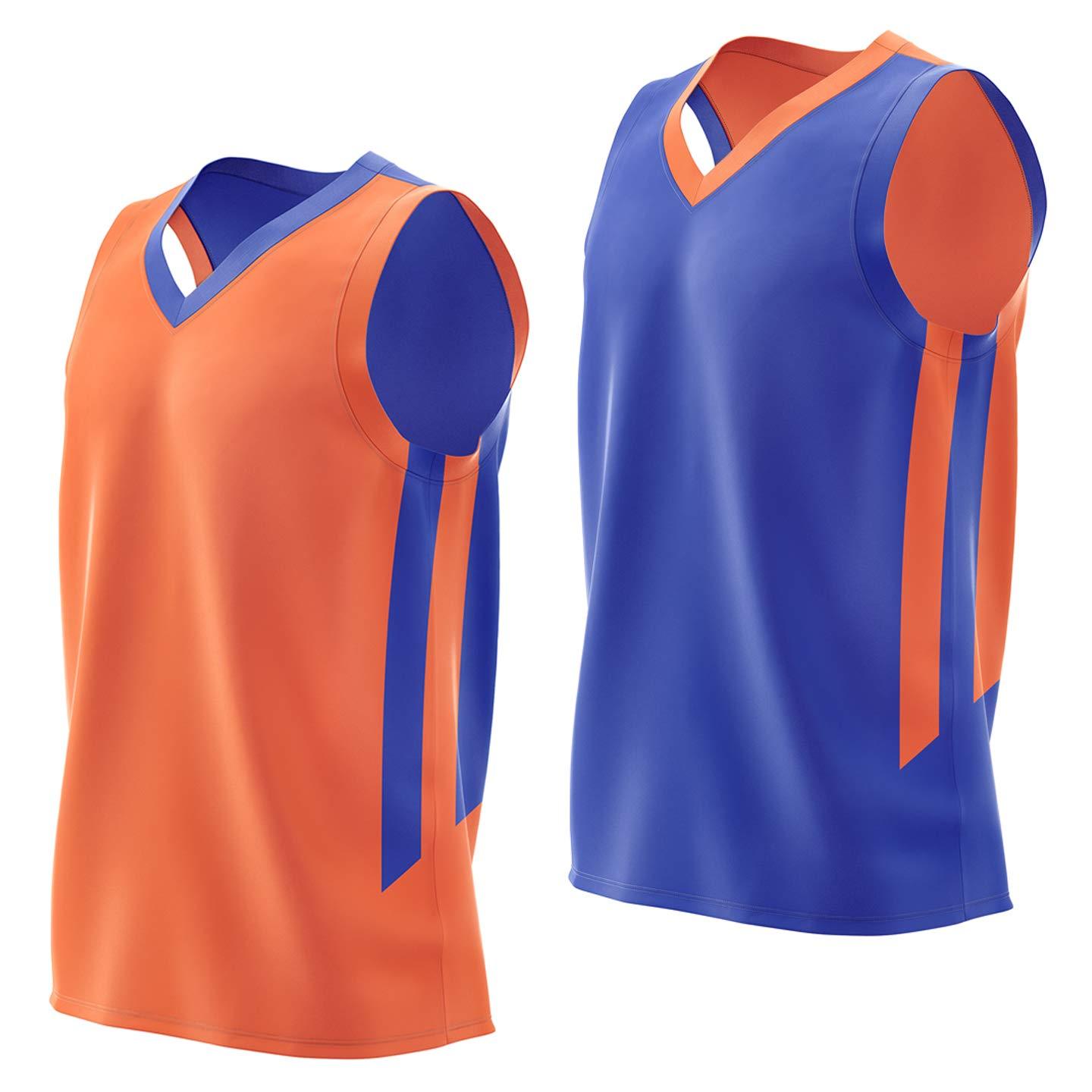 Reversible Volleyball Jersey Men's Mesh Athletic Volleyball Jersey