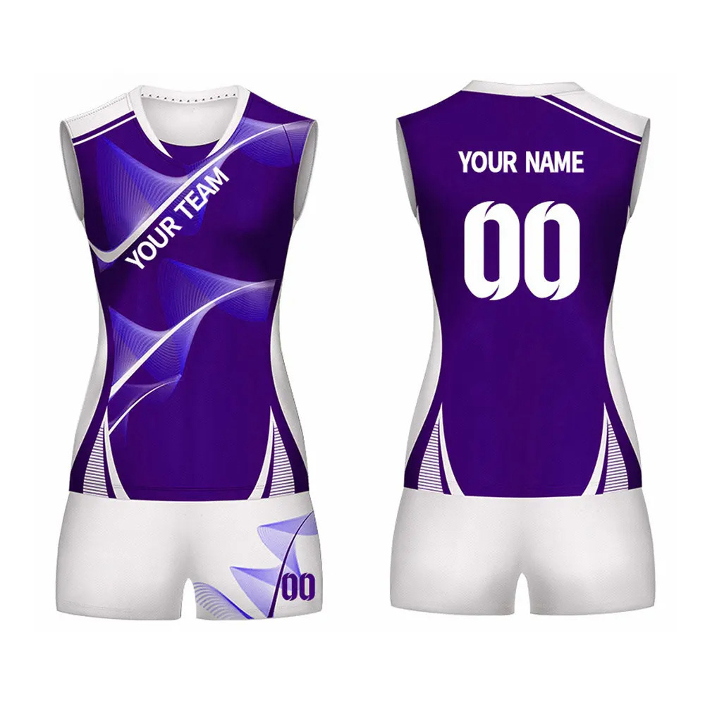 New Arrival Volleyball Wear Custom Full Sublimation Womens Girls Volleyball Uniform