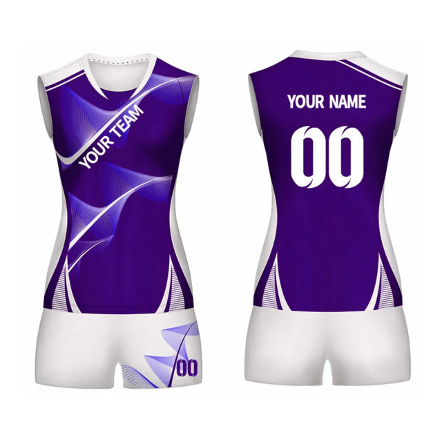 New Arrival Volleyball Wear Custom Full Sublimation Womens Girls Volleyball Uniform