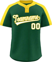 Baseball Jersey New Design Baseball Two-Button Breathable Baseball Jersey