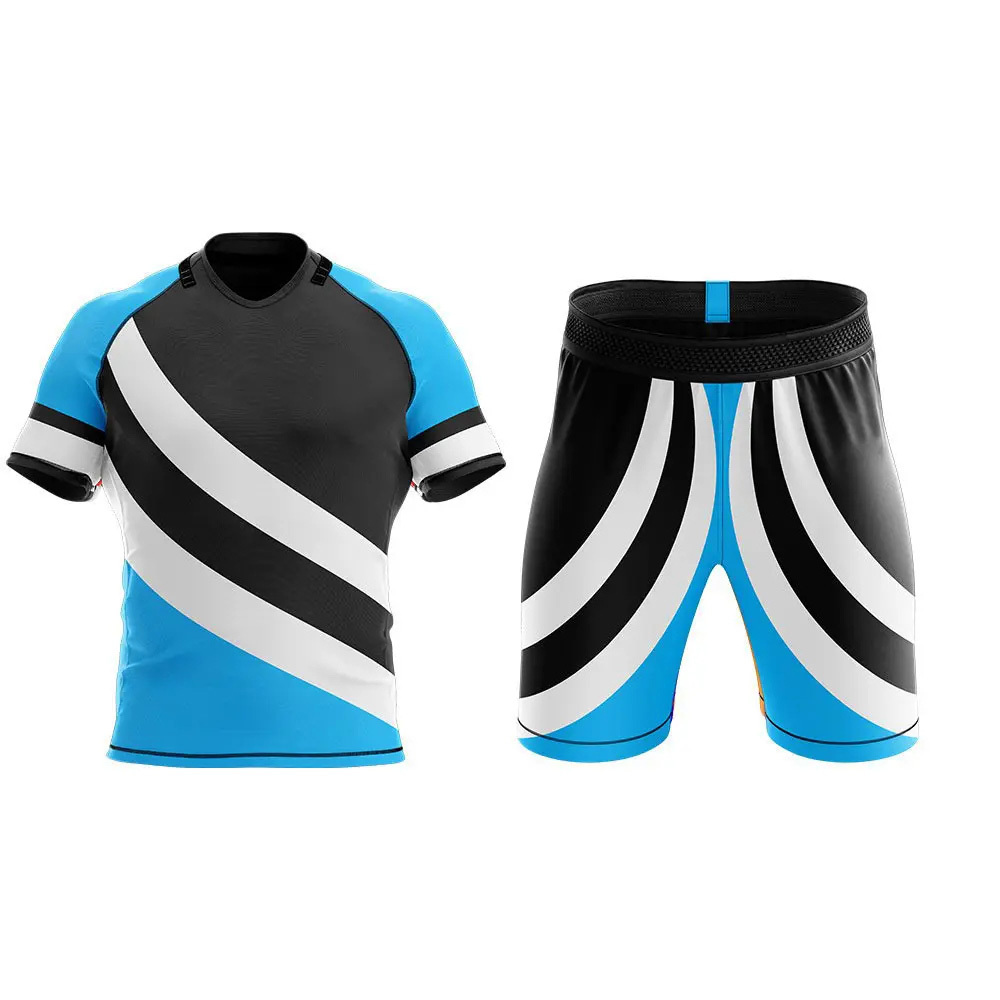 New Design Sublimation Rugby Uniforms Shirts and Shorts Customize Rugby Jersey