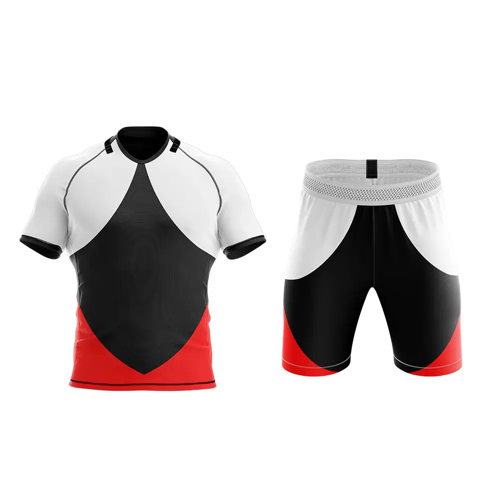 New Design Sublimation Rugby Uniforms Shirts and Shorts Customize Rugby Jersey