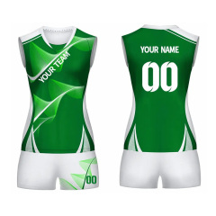 New Arrival Volleyball Wear Custom Full Sublimation Womens Girls Volleyball Uniform