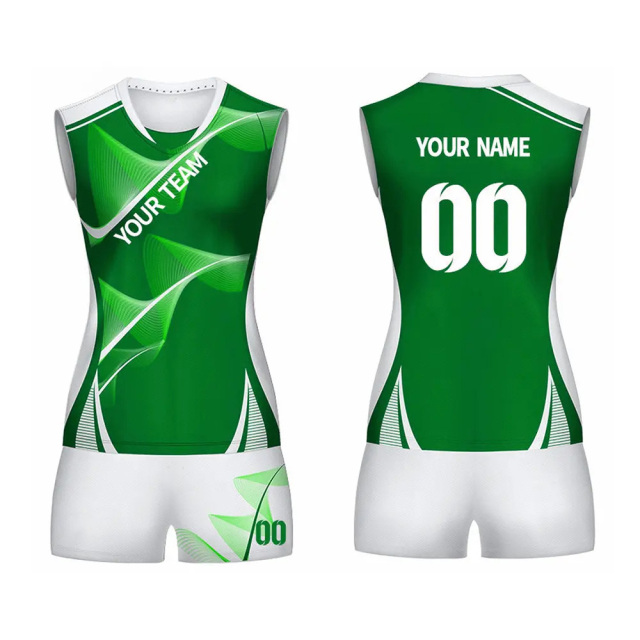 New Arrival Volleyball Wear Custom Full Sublimation Womens Girls Volleyball Uniform