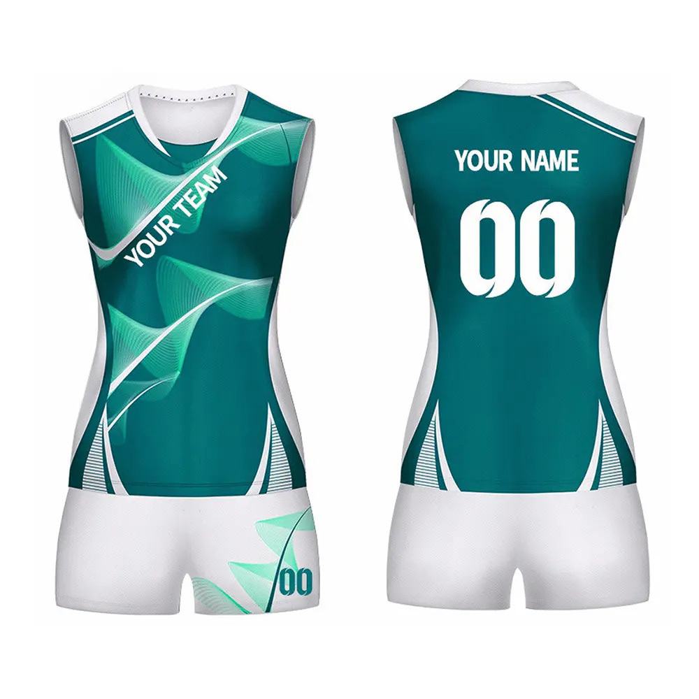 New Arrival Volleyball Wear Custom Full Sublimation Womens Girls Volleyball Uniform