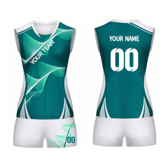 New Arrival Volleyball Wear Custom Full Sublimation Womens Girls Volleyball Uniform