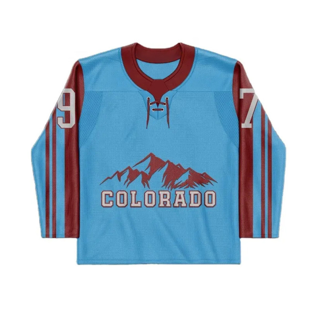 2024 New Design Ice Hockey Uniforms Sublimation Custom Ice Hockey Jerseys