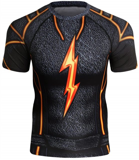 Short Sleeve Compression Training Rash Guard for MMA BJJ Wrestling
