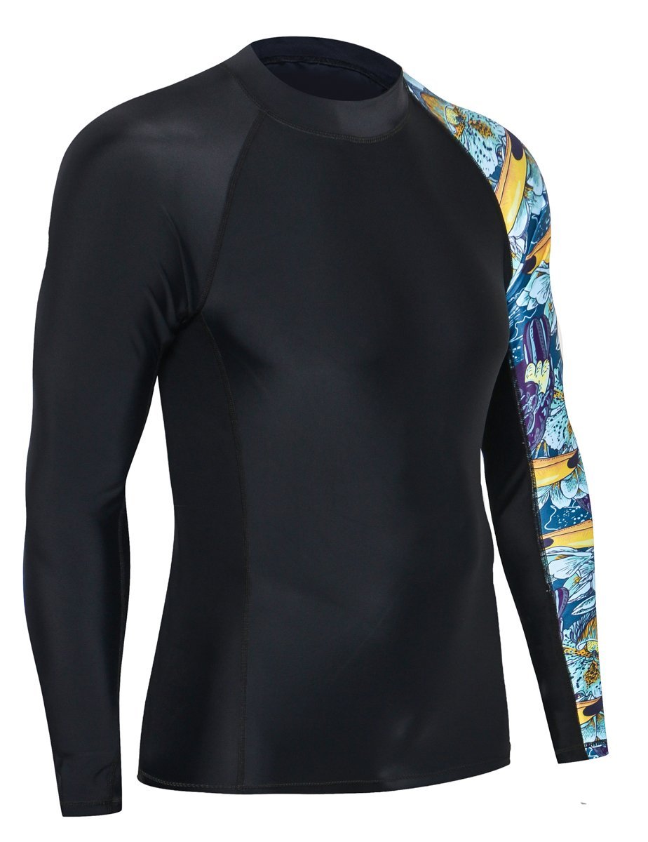 MMA Rash Guard Baselayer Training Compression Shirt Skins Rash Guard Long Sleeve