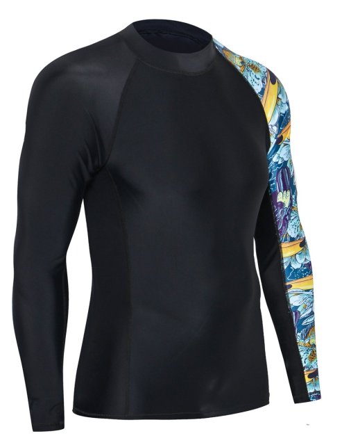 MMA Rash Guard Baselayer Training Compression Shirt Skins Rash Guard Long Sleeve