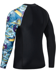 MMA Rash Guard Baselayer Training Compression Shirt Skins Rash Guard Long Sleeve